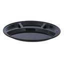 Royalford Melamine Ware Mess Round Tray, Four Compartment, RF10425 | 12.55” High Quality Material Tray | Hot/ Cold Food Items | For Daily Meals, Restaurants, Food Trucks - SW1hZ2U6NDI2MTk1