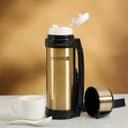 كوب حفظ الحرارة 1.8 لتر لون ذهبي من رويال فورد Royalford Travel Vacuum Bottle