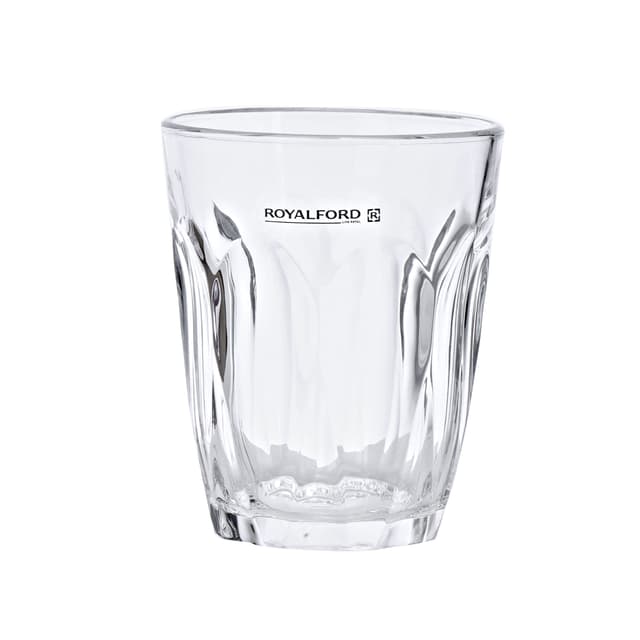 طقم أكواب ماء زجاجية 6 قطع بسعة 250 مل رويال فورد Royalford Water Cup Drinking Glass - 176484