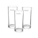 Royalford 11oz 3Pcs Glass - Water Cup Drinking Glass | Transparent Body | Ideal for Party Picnic BBQ Camping Garden | Perfect for Water Wine Whisky Drinking & More - 176277