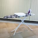 Royalford RF1510IB Mesh Ironing Board 134cmx33cmx88cm - Portable, Steam Iron Rest, Heat Resistant Cover |Lightweight Board with Adjustable Height & Rubber Feet Cover - 173165