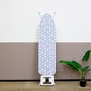 Royalford RF1510IB Mesh Ironing Board 134cmx33cmx88cm - Portable, Steam Iron Rest, Heat Resistant Cover |Lightweight Board with Adjustable Height & Rubber Feet Cover - 173154