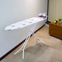 Royalford RF1510IB Mesh Ironing Board 134cmx33cmx88cm - Portable, Steam Iron Rest, Heat Resistant Cover |Lightweight Board with Adjustable Height & Rubber Feet Cover - 173159