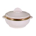 Royalford 2500 Ml Litre Classic Casserole - Thermal Casserole Dish - Double Wall Insulated Serving