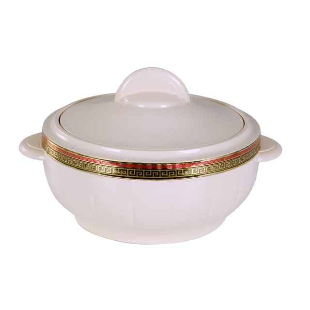 Royalford 2500 Ml Litre Classic Casserole - Thermal Casserole Dish - Double Wall Insulated Serving