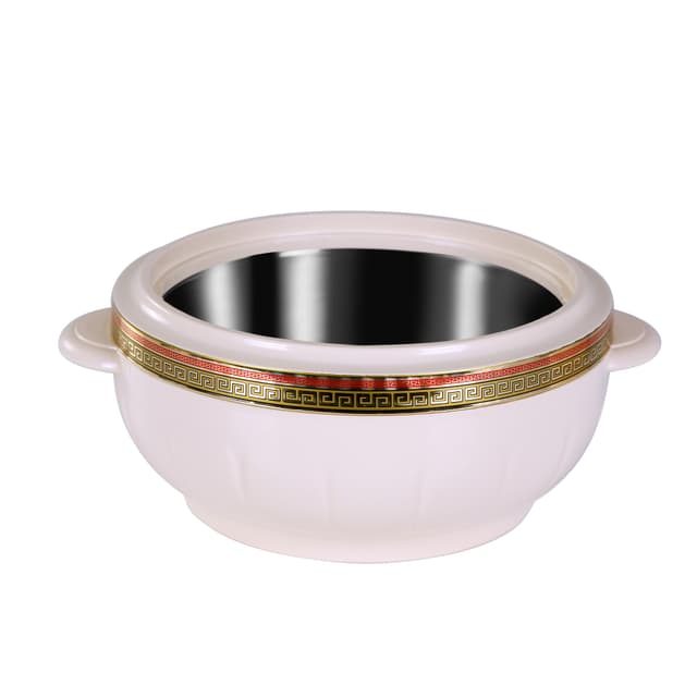 Royalford 2500 Ml Litre Classic Casserole - Thermal Casserole Dish - Double Wall Insulated Serving