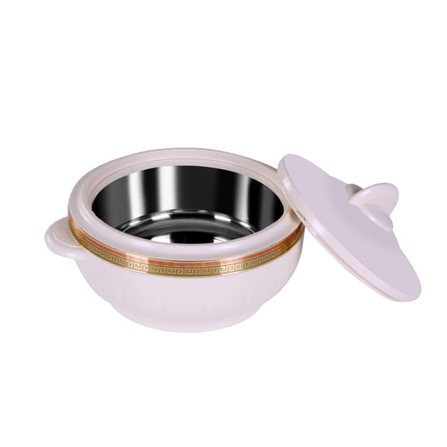 Royalford 2500 Ml Litre Classic Casserole - Thermal Casserole Dish - Double Wall Insulated Serving