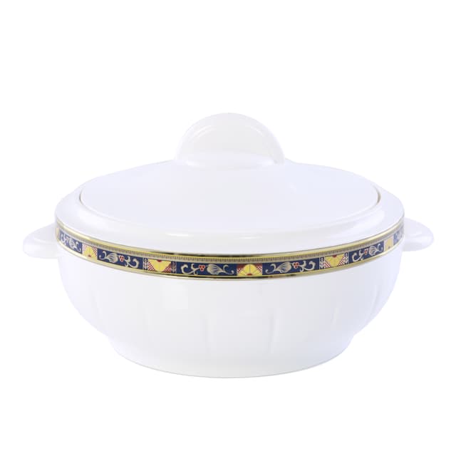 Royalford 2500 Ml Litre Classic Casserole - Thermal Casserole Dish - Double Wall Insulated Serving