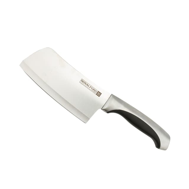 Royalford 6" Cleaver Knife -Razor Sharp Meat Cleaver Stainless Steel Vegetable Kitchen Knife