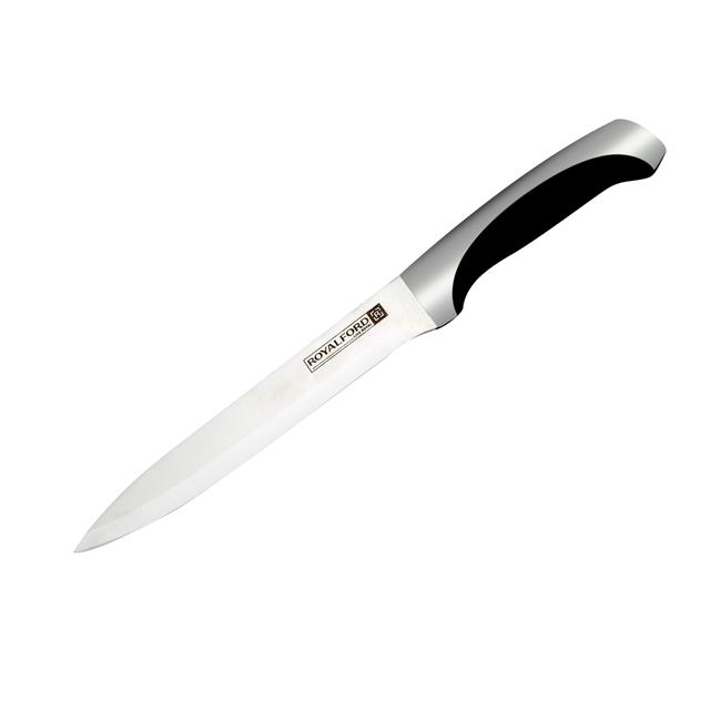 Royalford Utility Knife - All Purpose Small Kitchen Knife - Ultra Sharp Stainless Steel Blade - SW1hZ2U6Mzg0MzQ2