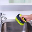 Royalford Floor/Dish Brush, with Gripped Handle, RF2356GR | Flexible Stiff Bristles | Heavy Duty Brush for Bathroom, Shower, Sink, Carpet, Floor - SW1hZ2U6NDIyMDIx