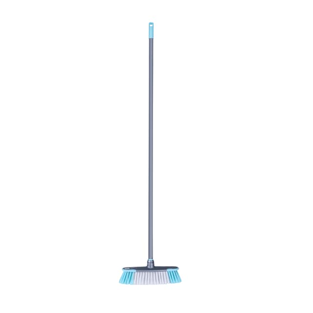 Royalford RF2370-FB Long Floor Broom with Strong Iron Handle – Durable & Stiff Bristles| Multipurpose| Perfect for sweeping & mopping in Home, Office, Hotels - 174777