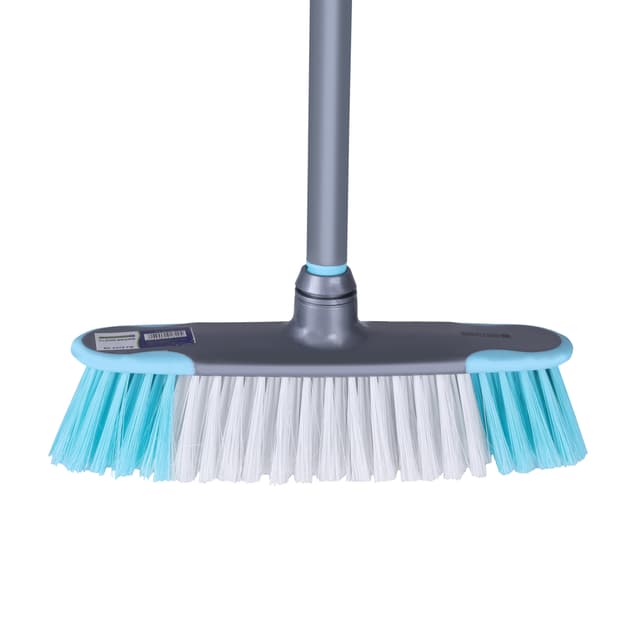 Royalford RF2370-FB Long Floor Broom with Strong Iron Handle – Durable & Stiff Bristles| Multipurpose| Perfect for sweeping & mopping in Home, Office, Hotels - 174778