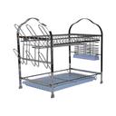 شبك مواعين رفين رويال فورد Royalford RF2563 Kitchen Stainless Steel Dish Drainer Rack - SW1hZ2U6MzY2NDAx