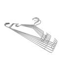 Royalford RF2575 Metal Hangers Set of 6 Pcs - Home Premium Coat Hangers Set for General Use - 360 Rotating Swivel Hook, for Ties - High-Quality Metal Construction, & Non-Slip Design - SW1hZ2U6MzY4ODc2