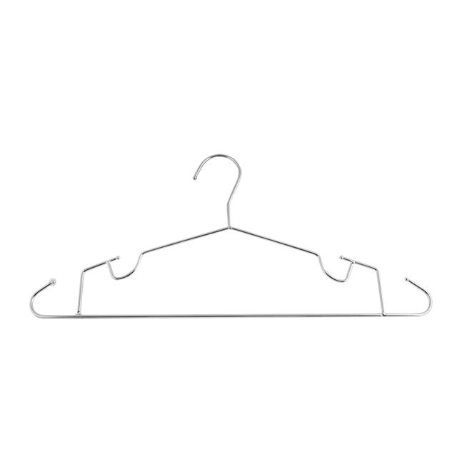 Royalford RF2575 Metal Hangers Set of 6 Pcs - Home Premium Coat Hangers Set for General Use - 360 Rotating Swivel Hook, for Ties - High-Quality Metal Construction, & Non-Slip Design - SW1hZ2U6MzY4ODc4