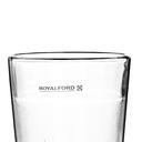 Royalford RF2654-GT6 6Pcs 375ml Glass Tumbler - Portable Lightweight Transparent Water Cup Drinking Glass | Ideal for Party Picnic BBQ Camping Garden | Serve Water Wine Whisky Drinking & More - SW1hZ2U6NDAzNDMz