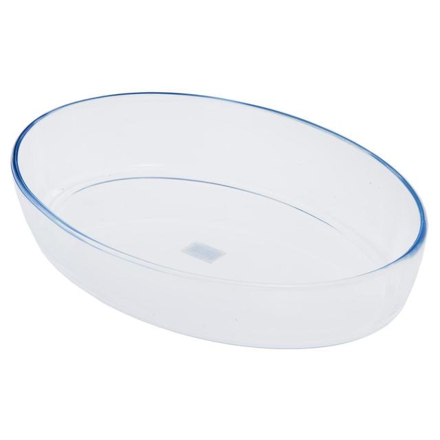 Royalford Glass Oval Baking Dish, 3L - SW1hZ2U6NDIzNzk0