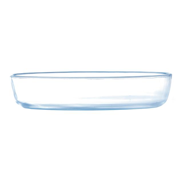 Royalford Glass Oval Casserole, 4.5 L Plus Glass Lid 1.3 L, Oval Glass Oven Baking Dish, Glass Bake - SW1hZ2U6NDEzMzg2