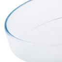 Royalford Glass Oval Casserole, 4.5 L Plus Glass Lid 1.3 L, Oval Glass Oven Baking Dish, Glass Bake - SW1hZ2U6NDEzMzg0