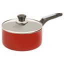 قدر طهي (مقلاة) 18 سم Royalford 18Cm Aluminium Non-Stick Small Enamel Saucepan With Lid - SW1hZ2U6MzY3NTQw