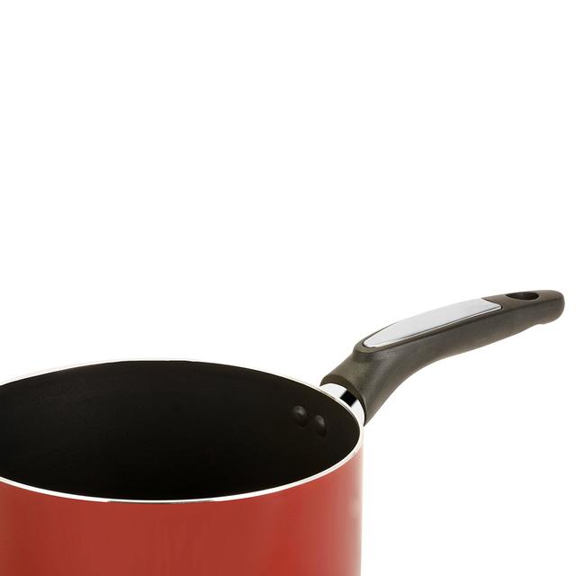 قدر طهي (مقلاة) 18 سم Royalford 18Cm Aluminium Non-Stick Small Enamel Saucepan With Lid - SW1hZ2U6MzY3NTQ0