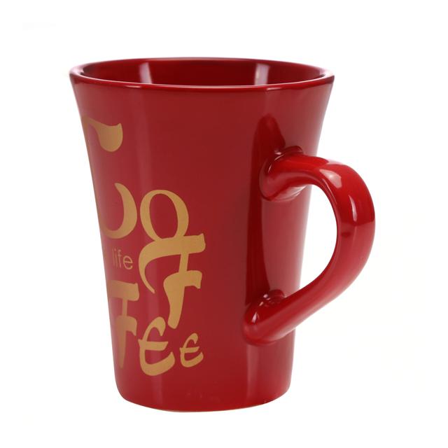 Royalford 325Ml Porcelain Coffee Mug - Large Coffee & Tea Mug, Comfortable High Grip Handle - SW1hZ2U6Mzg3Mjc3