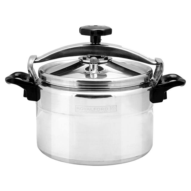 Royalford Aluminium Pressure Cooker - Lightweight & Durable Home Kitchen Pressure Cooker With Lid - SW1hZ2U6MzgwNTI5