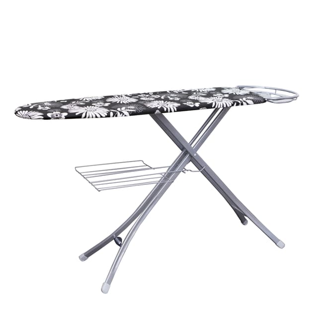 Royalford Mesh Ironing Board With Attached Cloth Rack,122X38Cm - 180088