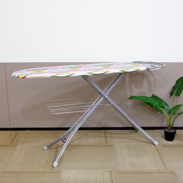 Royalford Mesh Ironing Board With Attached Cloth Rack,122X38Cm - 180062