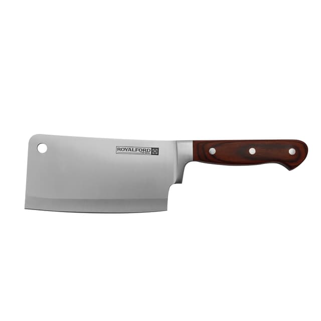 سكين ساطور 6 إنش Royalford Cleaver Knife With Wooden Handle