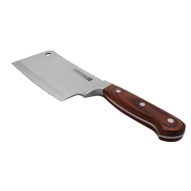 سكين ساطور 6 إنش Royalford Cleaver Knife With Wooden Handle