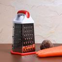 Royalford Stainless Steel Grater - 6 Slided Hand Held Grater/Slicer/Chopper/Zester For Vegetables - SW1hZ2U6Mzg5ODc3