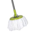 ممسحة الارضيات الدوارة لون اخضر من رويال فورد Royalford Portable Design Ajustable Height Spin Easy Mop with Micro Fiber Head for Faster Dehydration
