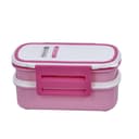 Royalford Double Layer Air Tight Lunch Box - 2 Compartment Leak-Proof & Airtight Lid Food Container - SW1hZ2U6MzkwNjIx