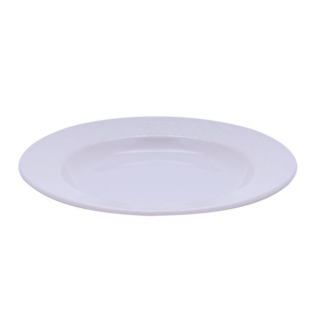 Royalford 8" Melamine Ware Deep Plate - Soup Deep Plate Pasta Plate - SW1hZ2U6Mzk4MDY0