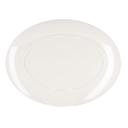 Royalford Melamine White Pearl Oval Plate, 16 Inch - SW1hZ2U6NDI2OTE4