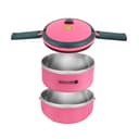 Royalford Double Layer Lunch Box - Leak-Proof & Airtight Lid Food Storage Container - High-Quality