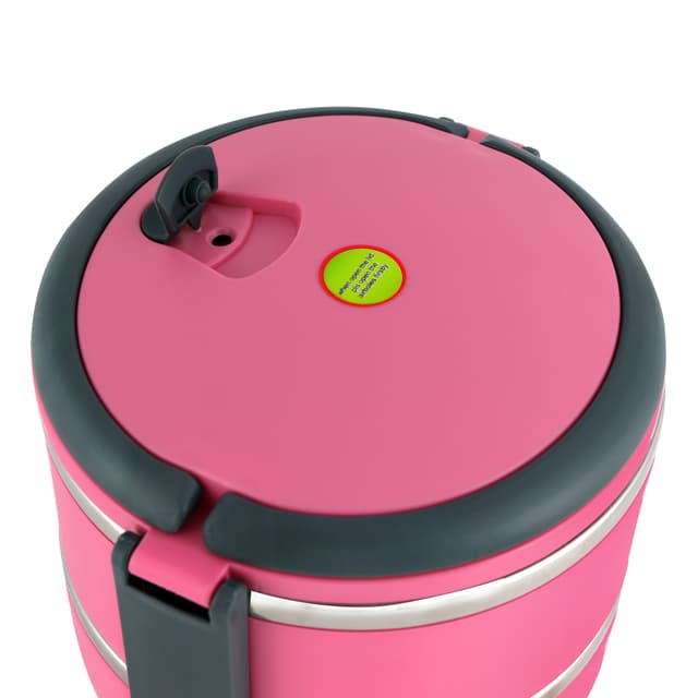 Royalford Double Layer Lunch Box - Leak-Proof & Airtight Lid Food Storage Container - High-Quality