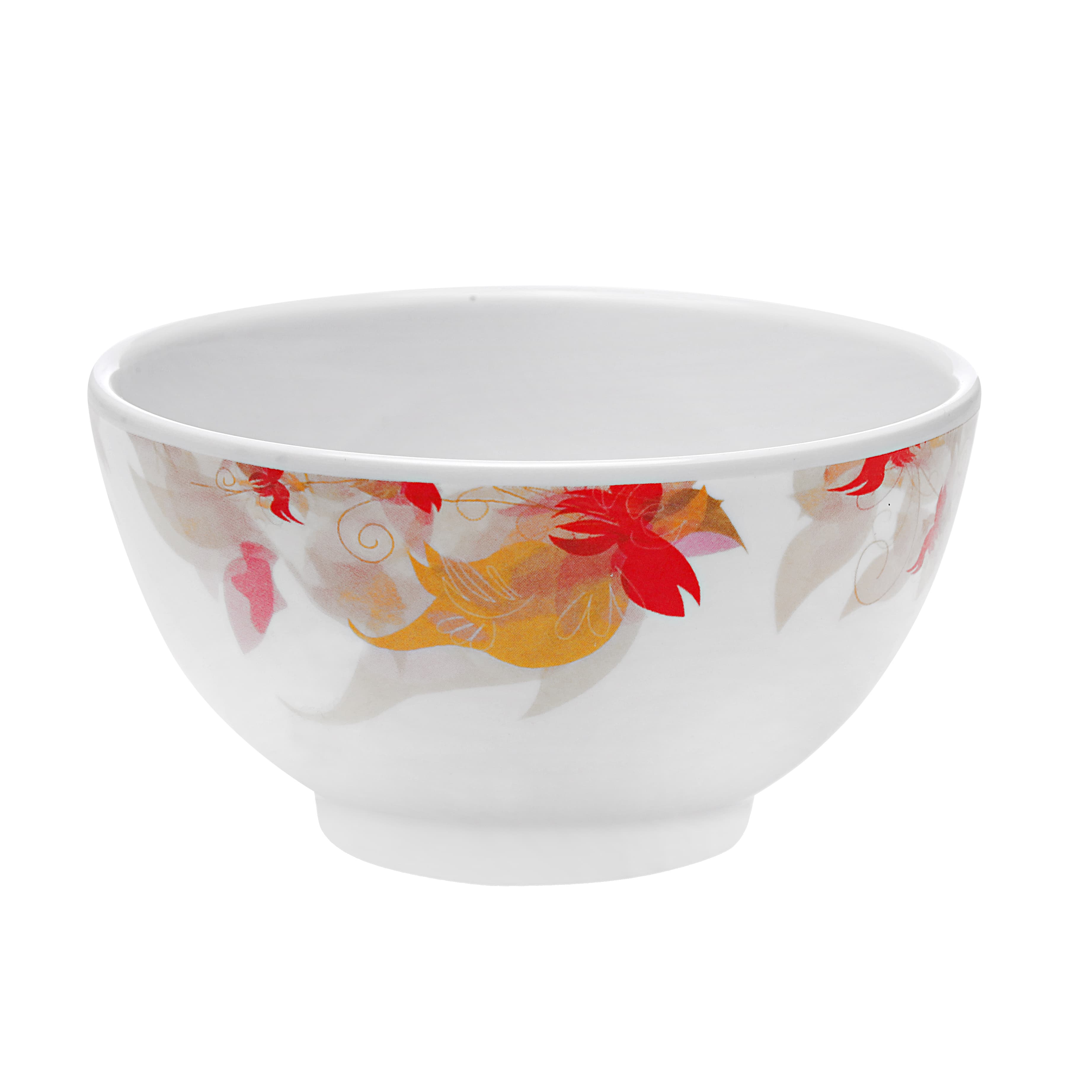 Royalford RF5102 3.5" Melamine Rice Bowl - Portable, Lightweight Bowl Breakfast Cereal Dessert Serving Bowl | Ideal for Rice, Pasta, Deserts, Ice-cream & More