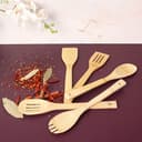 طقم أدوات مطبخ خشبي - 5 قطع  5 Pcs Bamboo Kitchen Tools Set - Royalford