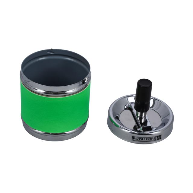 منفضدة سجائر معدنية 1X60 أخضر رويال فورد Royalford Metal Ashtray/Green - SW1hZ2U6Mzc5MDU1