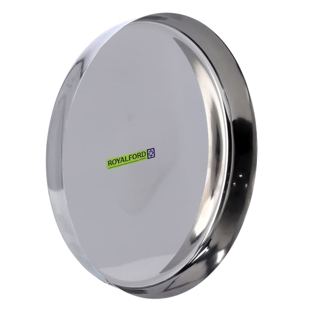 صينية تقديم دائرية ستانلس ستيل - 13 بوصة Stainless Steel Thali Plate - Royalford