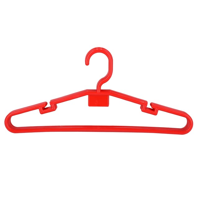 Royalford Plastic Clothes Hanger | 5 Pcs Set – Lightweight | RF5426RD | Elegant and Space-saving Design | Ideal for Shirts, Coats, Trousers, Skirts, Dresses & more