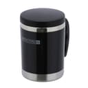 كوب حافظ للحرارة 11 أونصة ستانلس ستيل رويال فورد Royalford Travel mug 11oz/Black  1X40 - 176980