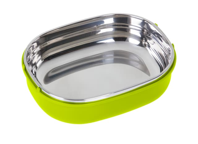 Royalford S/S Lunch Box (square)/Green 1X36