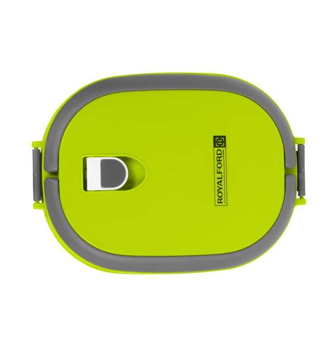 Royalford S/S Lunch Box (square)/Green 1X36