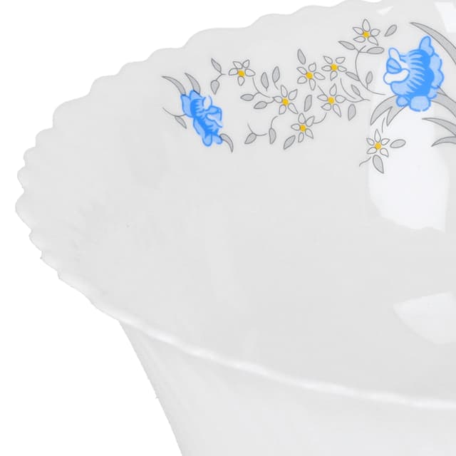 صحن شوربة أوبل وير 8 بوصة أبيض رويال فورد Royalford Opal Ware Romantic Soup Bowl, 8 Inch - 185336