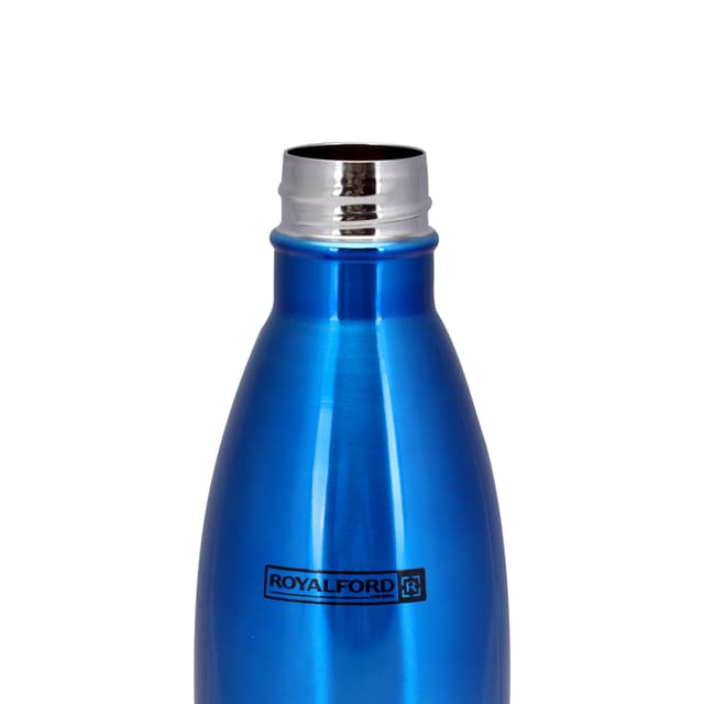 Royalford 350Ml Double Wall Stainless Steel Vacuum Bottle - Portable Flask & Water Bottle - Hot & Cold