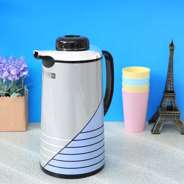 Royalford 1.3L Vacuum Flask - Heat Insulated Thermos For Keeping Hot/Cold Long Hour Heat/Cold Retention